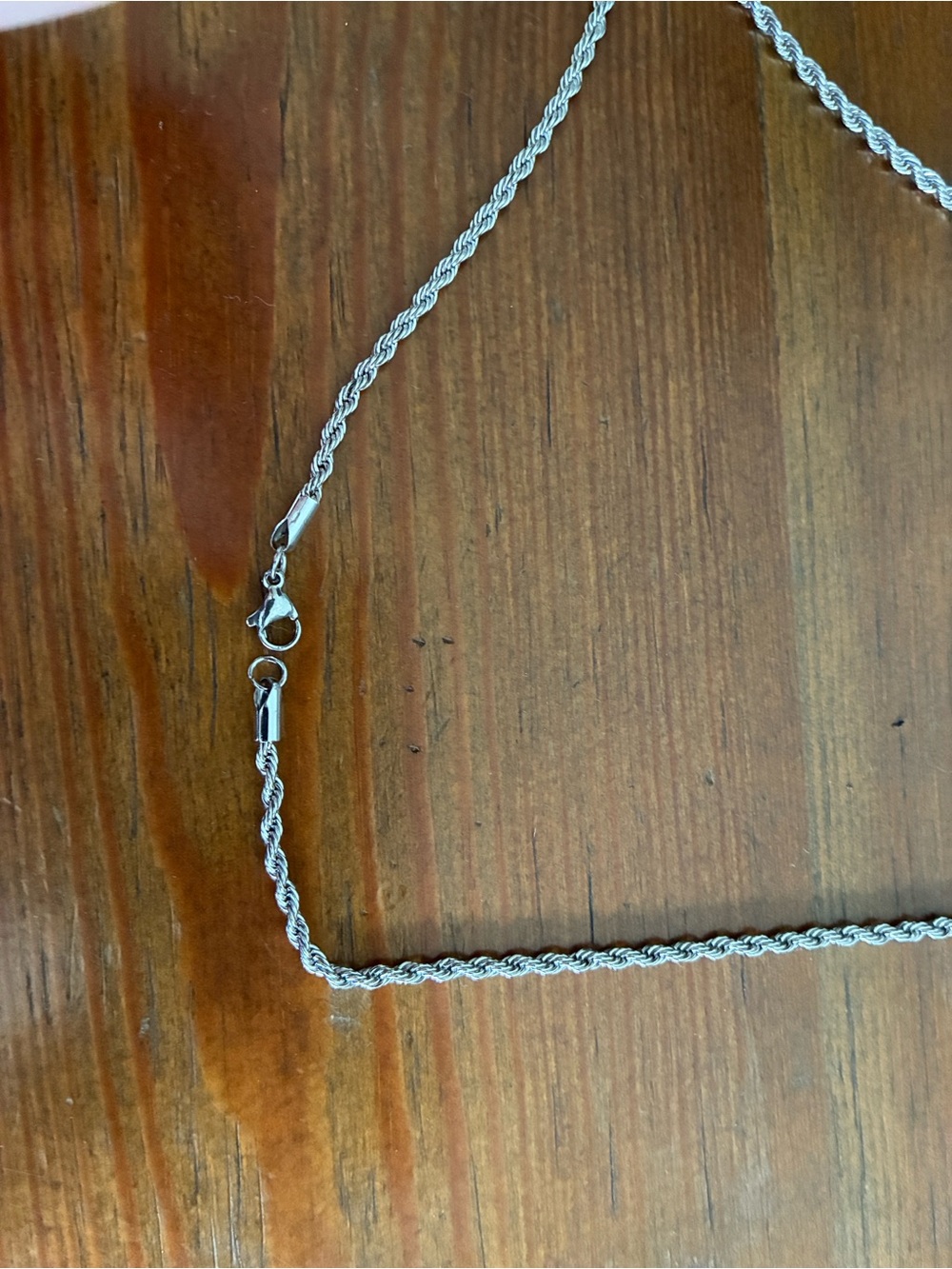 Gold and Silver Rope Chain Necklace Set - Picture 2 of 6